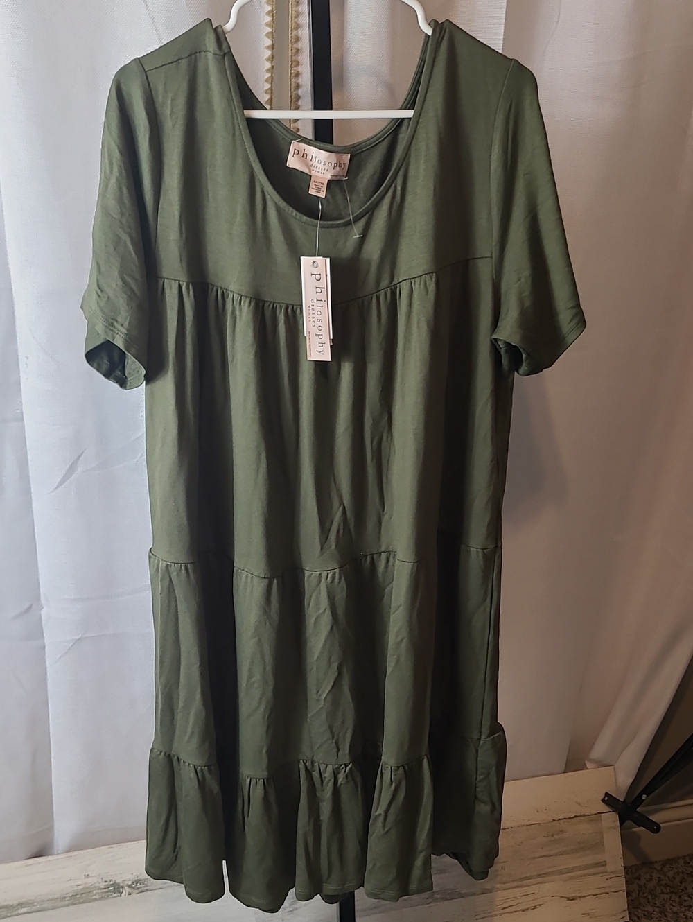 Philosophy tiered mini dress New With Tag Size 2x - Picture 2 of 6